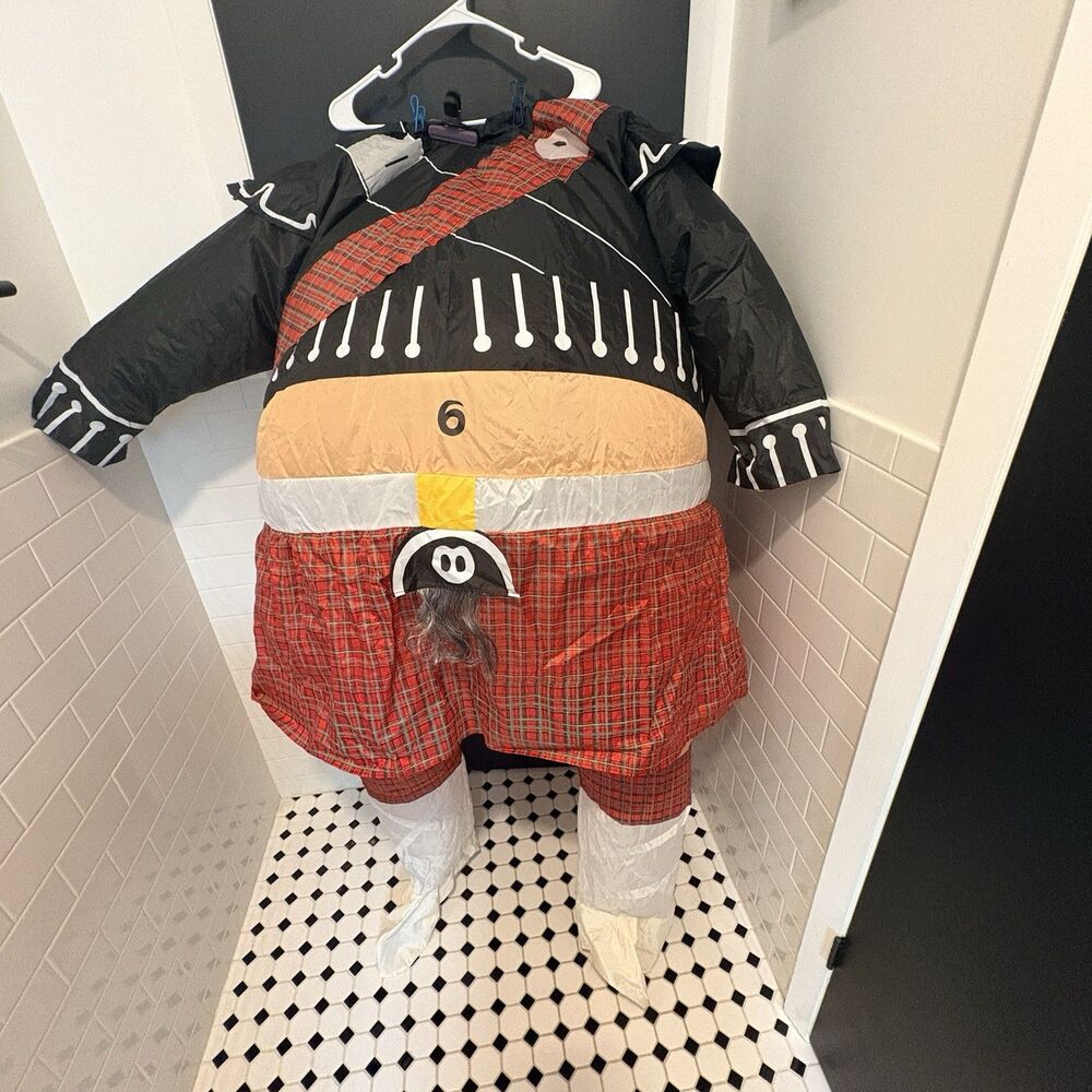 Inflatable Scottish Highlander Battery Operated Costume